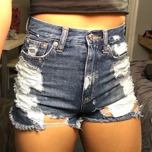 American eagle jean shorts